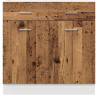 Armario inferior cajón madera envejecida 80x46x81.5 cm 4