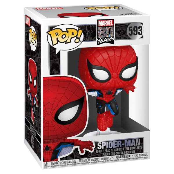 Funko pop marvel spider - homem 80a primeira aparição M 3