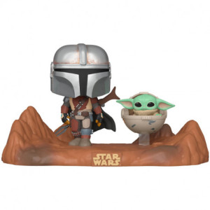 Funko pop estrela guerras o mandalorian o mandalorian & bebê yoda H