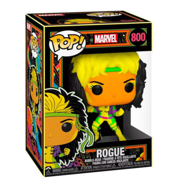 Funko pop marvel black light rogue multicolor exclusivo 55164 M 2