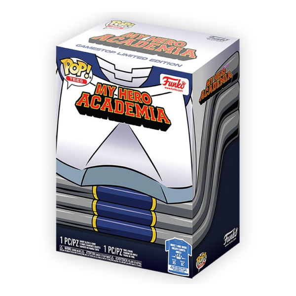 Pop & tee minha academia de herói tenya iida ingenium (jogo completo mech) funko + camiseta xl M 3