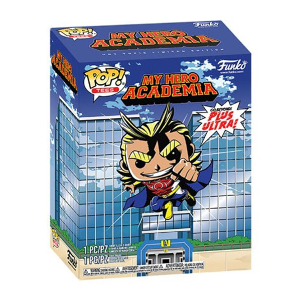 Pop & tee my hero academia all might funko + camiseta talla m ut - 56664m M 3