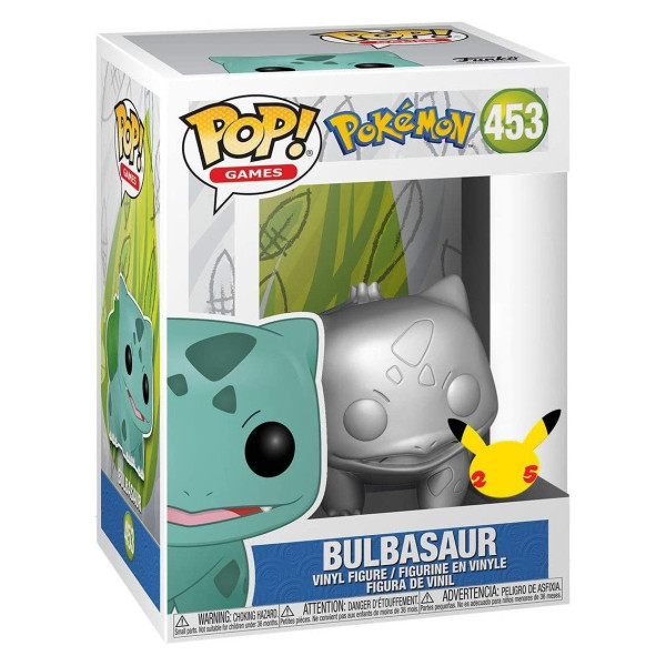 Funko pop jumbo pokemon s6 bulbasaur plateado efecto metalico 10pulgadas edicion especial exclusivo 59874 M 3