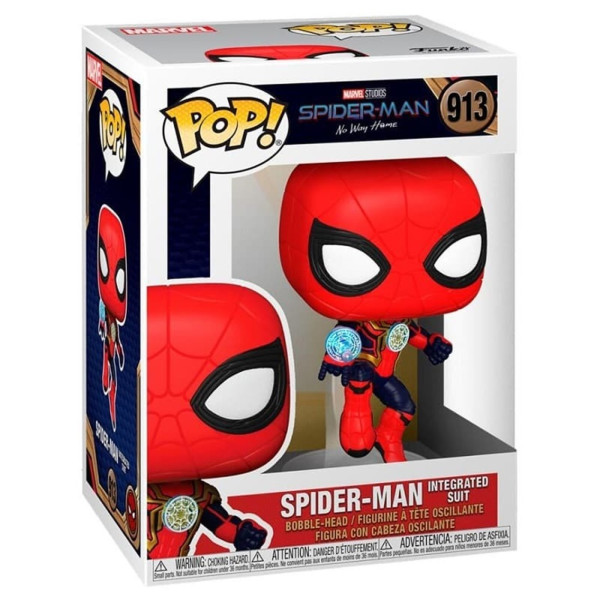Funko pop marvel spiderman nenhuma maneira casa aranha - terno homem integrado 56829 M 3