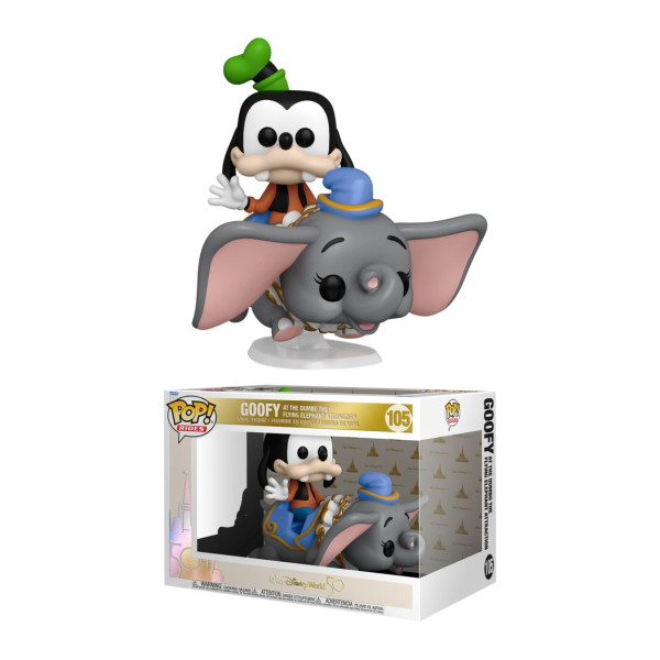 Funko pop ride supdlx disney world 50th aniversario goofy volando con dumbo 50571 M 2