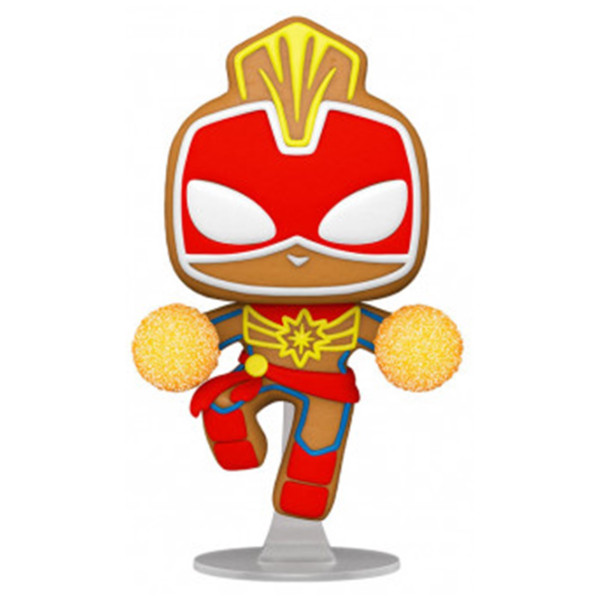 Funko pop marvel christmas jengibre capitãona maravilha 50661 M 2