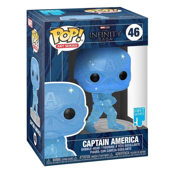 Funko pop marvel infinity saga capitan america gema del espacio 57614 M 3