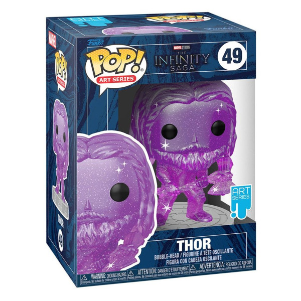 Funko pop marvel infinity saga thor gema de poder 57618 M 3