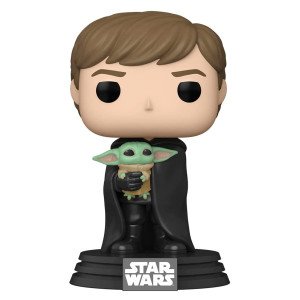Funko pop estrela guerras o luke mandalorian com criança 58290 H