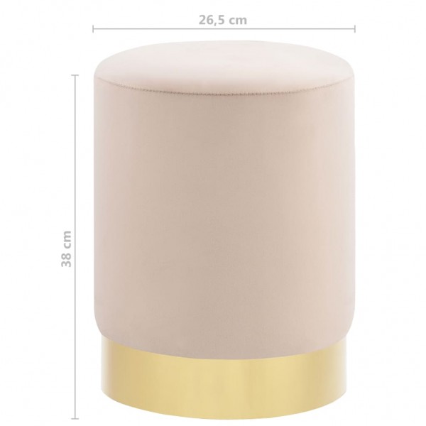 Banco 28 x 36 cm veludo damasco e dourado M 4