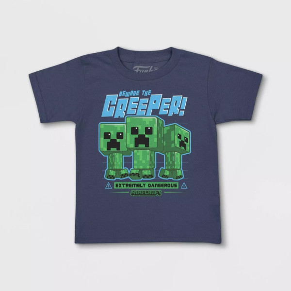Pop & tee minecraft carregado assustador funko + t-shirt tamanho m M 2