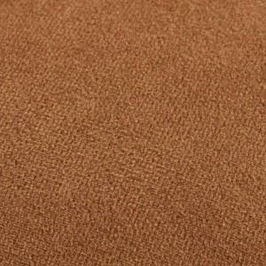 Taburete de terciopelo marrón y dorado H