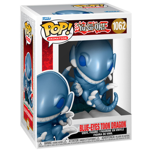 Funko pop animação yu - gi - oh azul olhos toon dragão 57648 M 3