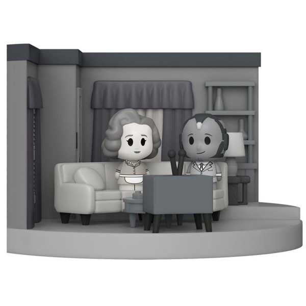 Funko pop maravilha wandavision mini momentos wanda & visão preta e branca M 2