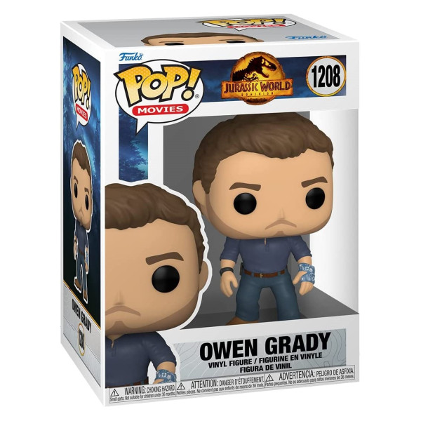 Funko pop cine jurassic park jurassic world dominion owen grady 55295 M 3