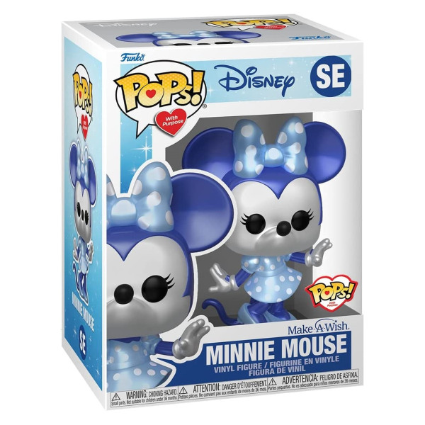 Funko pop disney fazer um desejo minnie mouse metálico 63668 M 3