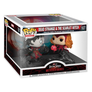 Funko pop moments marvel doctor strange multiverso de la locura doctor strange necromance vs bruja escarlata 60915 H
