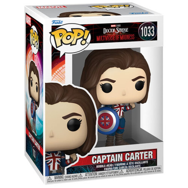 Funko pop maravilha doutor estranho multiverso da loucura capitãona carter 62408 M 3