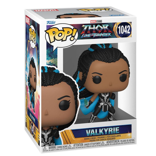 Funko pop maravilha thor amor e trovão valkyrie 62423 M 2
