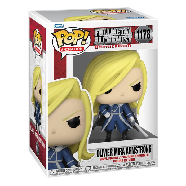 Funko pop animação fullmetal alchemist fraternidade olivier assistir armtrong com espada 57738 M 3