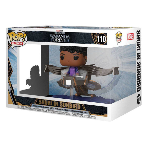 Funko pop super  deluxe marvel black panther wakanda forever shuri in sunbird 63947 M 3