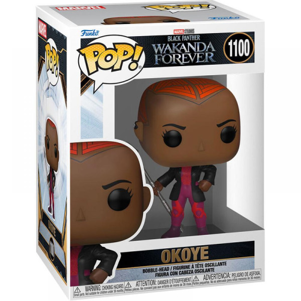 Funko pop maravilha preto panther wakanda para sempre okoye 63946 M 2