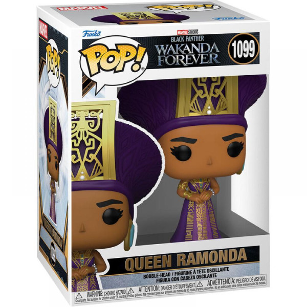 Funko pop marvel preto panther wakanda para sempre queen ramonda 63945 M 2