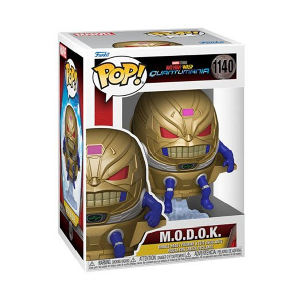 Funko pop maravilha ant - homem ea vespa: quântica m.o.d.o.k. 70493 M 2