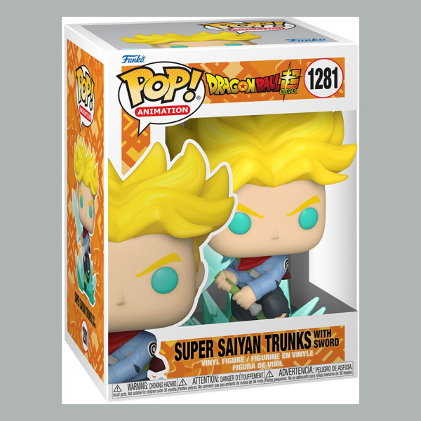 Funko pop dragon ball super super saiyan trunks con espada 58019 M 2
