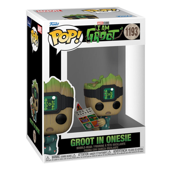 Funko pop marvel guardianes de la galaxia groot en pijama con libro 70651 M 2