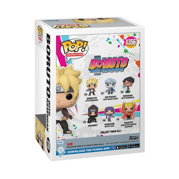 Funko pop boruto naruto nas próximas gerações boruto com rasengan 61385 M 3