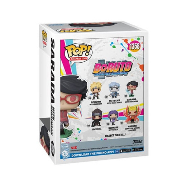Funko pop boruto naruto next generations sarada con sharingan 61387 M 3