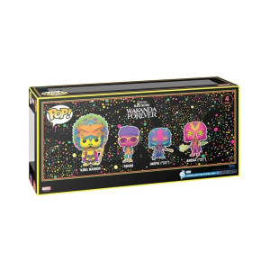 Funko pop marvel black panther wakanda forever pack de 4 H