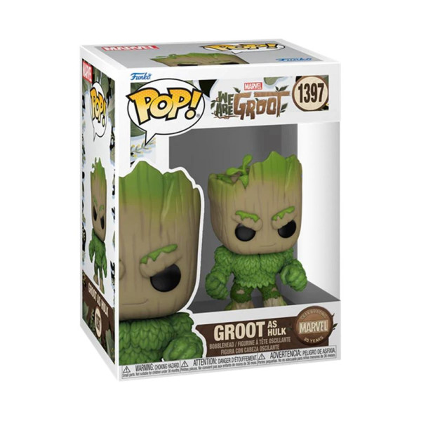 Funko pop marvel: we are groot groot como hulk 81338 M 2