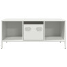 Mesa de centro 101.5x50x43.5 cm aço laminado a frio branco 4