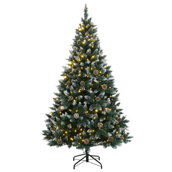 Árvore de Natal artificial com 300 luzes LED 240 cm M 3