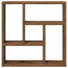 Estantería de pared madera ingeniería envejecida 45x16x45 cm 4