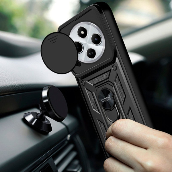 Carcasa COOL para Xiaomi Redmi 14C Hard Ring Negro M 3