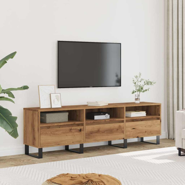 Mueble de TV madera de ingeniería roble artisan 150x30x44.5 cm M 3