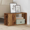 Mueble de TV madera de ingeniería envejecida 60x24x32 cm 3