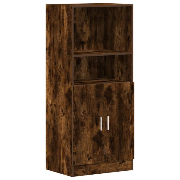 Mueble cocina madera ingeniería roble ahumado 38x41.5x131.5 cm M 2