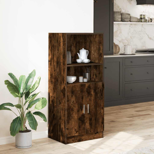 Mueble cocina madera ingeniería roble ahumado 38x41.5x131.5 cm M 3