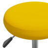 Silla de comedor de terciopelo amarillo mostaza 5