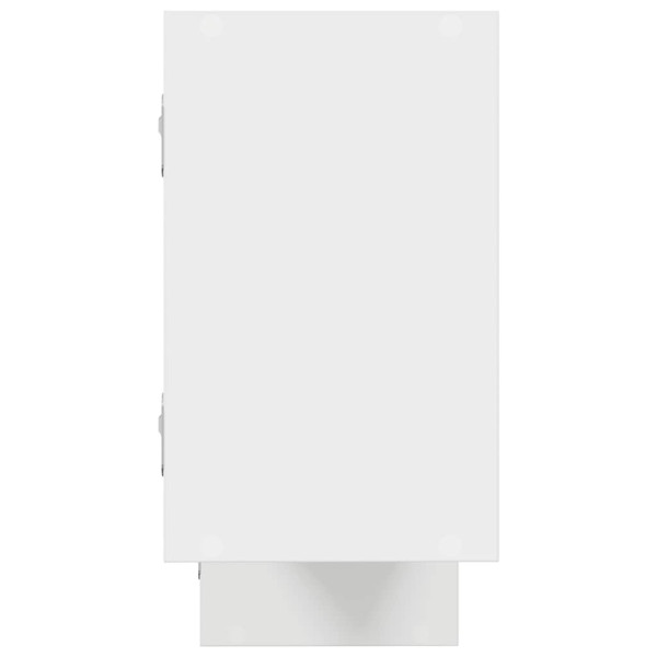 Estante parede cúbica 5 compartimentos derivados madeira branco M 5