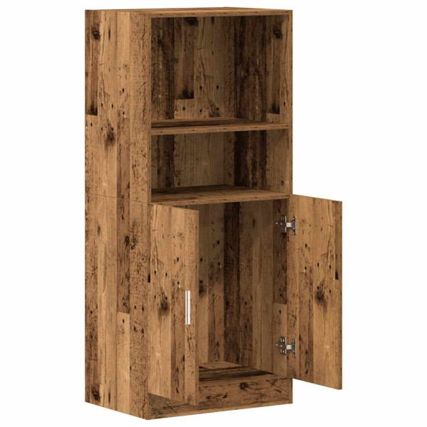 Mueble de cocina madera ingeniería envejecida 57x41.5x131.5 cm M 5