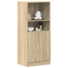 Mueble de cocina madera ingeniería roble sonoma 57x41.5x131.5cm 1