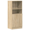 Mueble de cocina madera ingeniería roble sonoma 57x41.5x131.5cm 2