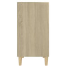 Aparador de madera contrachapada roble Sonoma 57x35x70 cm 5