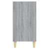 Aparador madera de ingeniería gris Sonoma 57x35x70 cm 5