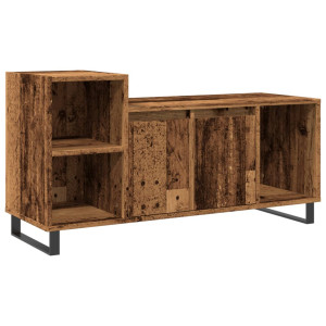 Mueble para TV madera ingeniería madera envejecida 100x35x55 cm H